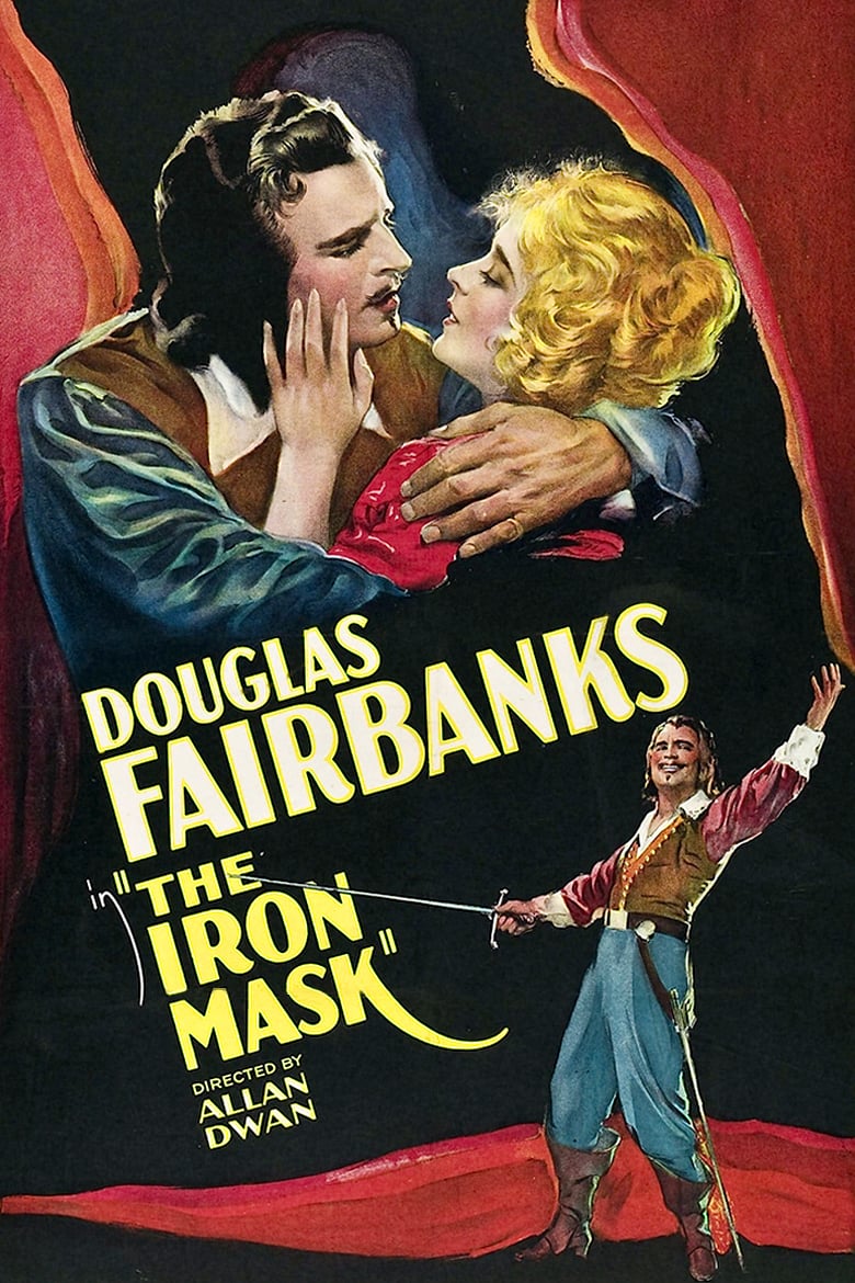 Plakat von "Die eiserne Maske"